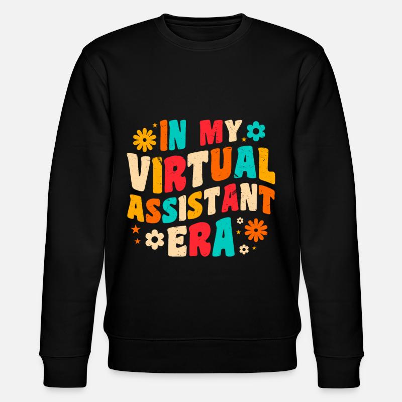 Freelancer Profession Self-employed Virtual - Stanley/Stella CHANGER Unisex Organic Sweatshirt - black
