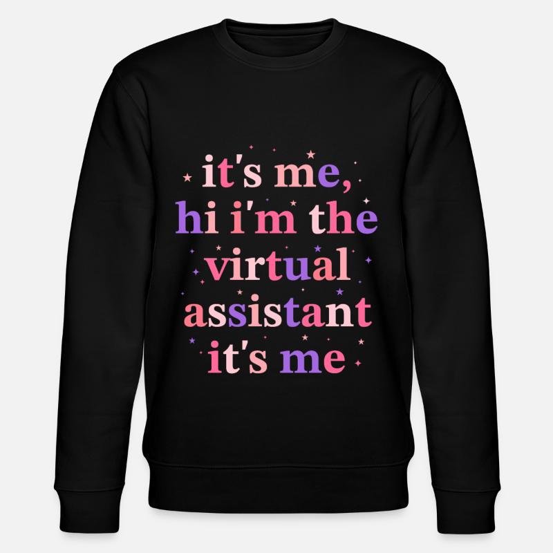 Freelancer Profession Self-employed Virtual - Stanley/Stella CHANGER Unisex Organic Sweatshirt - black