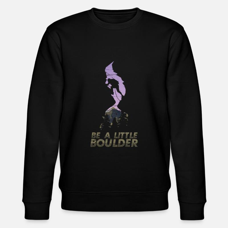 Bouldern Boulderer - Stanley/Stella Unisex Bio-Sweatshirt CHANGER  - Schwarz