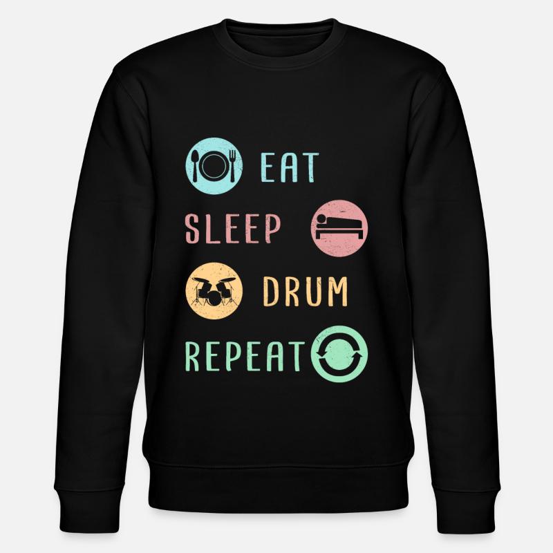 Batteur batteur batteur cadeau batteur - Sweat bio CHANGER Stanley/Stella Unisexe - noir