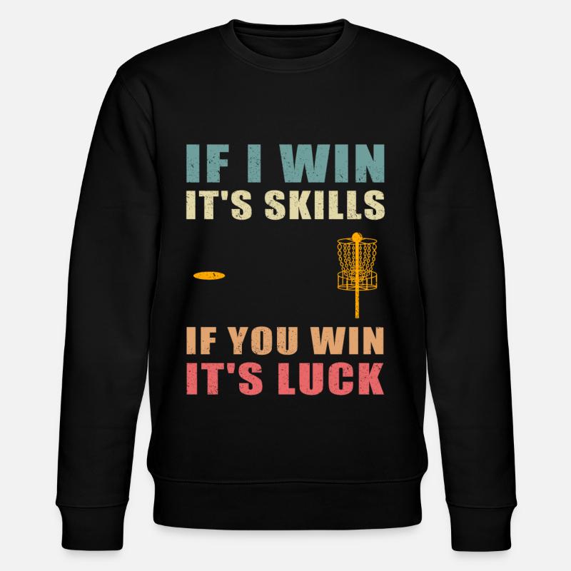 Disc Golf Discgolf | Discgolfspieler Geschenk - Stanley/Stella Unisex Bio-Sweatshirt CHANGER  - Schwarz
