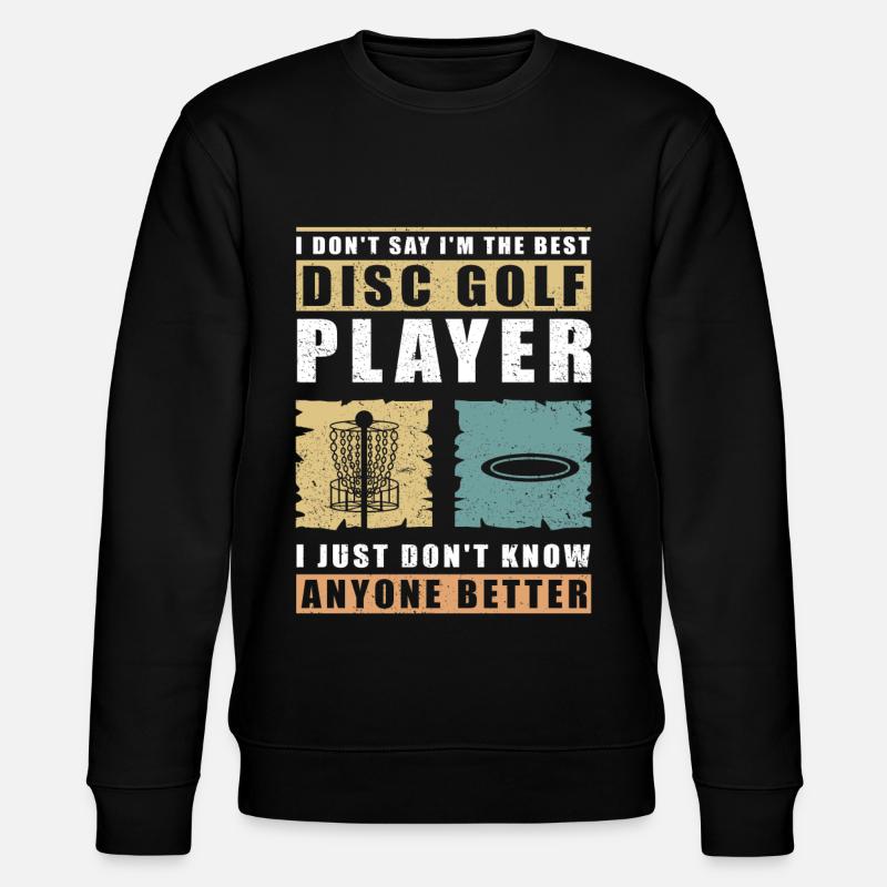 Discgolf Disc Golf Discgolfspieler Geschenk - Stanley/Stella Unisex Bio-Sweatshirt CHANGER - Schwarz