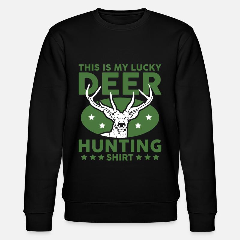 Chasseur Chasse Chasse de cerf cadeau - Sweat bio CHANGER Stanley/Stella Unisexe - noir