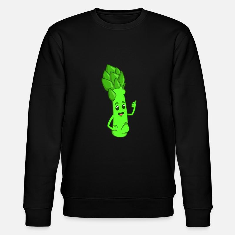Bande dessinée asperges vertes - Sweat bio CHANGER Stanley/Stella Unisexe - noir