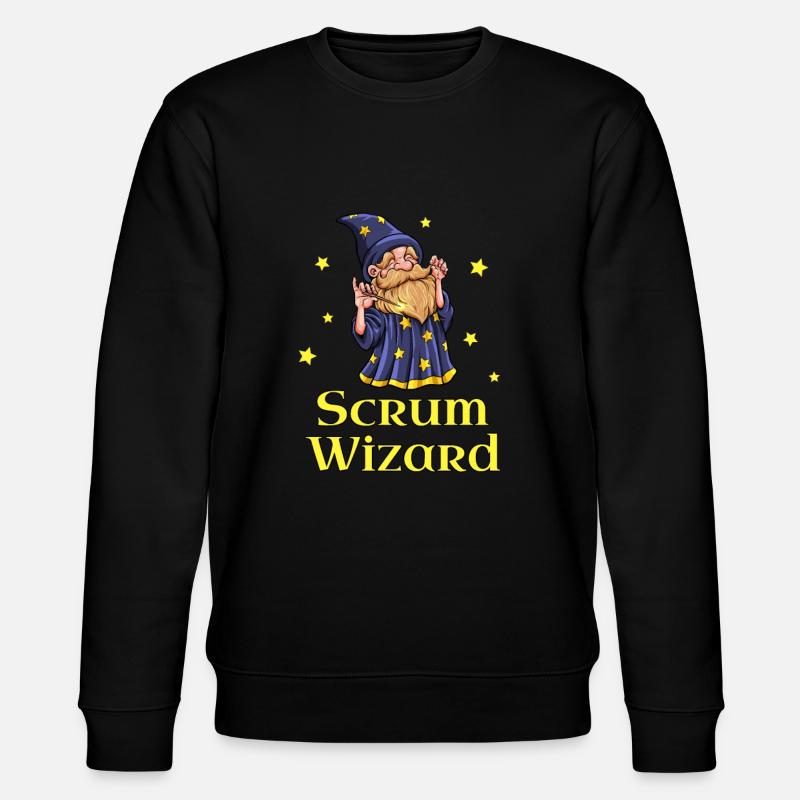 Scrum Wizard - Scrum Master - Stanley/Stella CHANGER Unisex Organic Sweatshirt - black