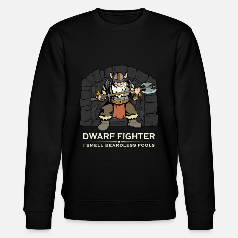 D20 Rpg Character - Chasseur nain - Sweat bio CHANGER Stanley/Stella Unisexe - noir