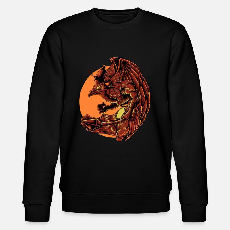 Ägyptischer Gott Horus - Stanley/Stella Unisex Bio-Sweatshirt CHANGER  - Schwarz