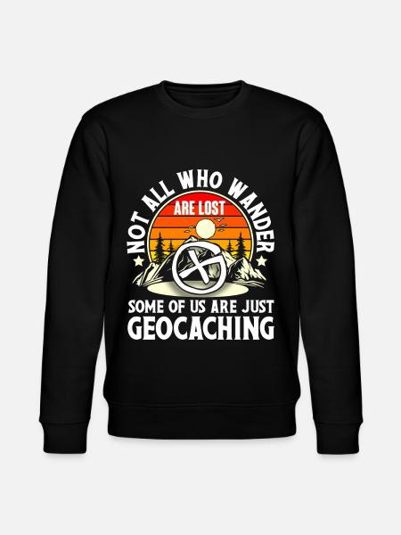 Geocache Geocaching Geocacher - Stanley/Stella CHANGER Unisex Organic Sweatshirt - black