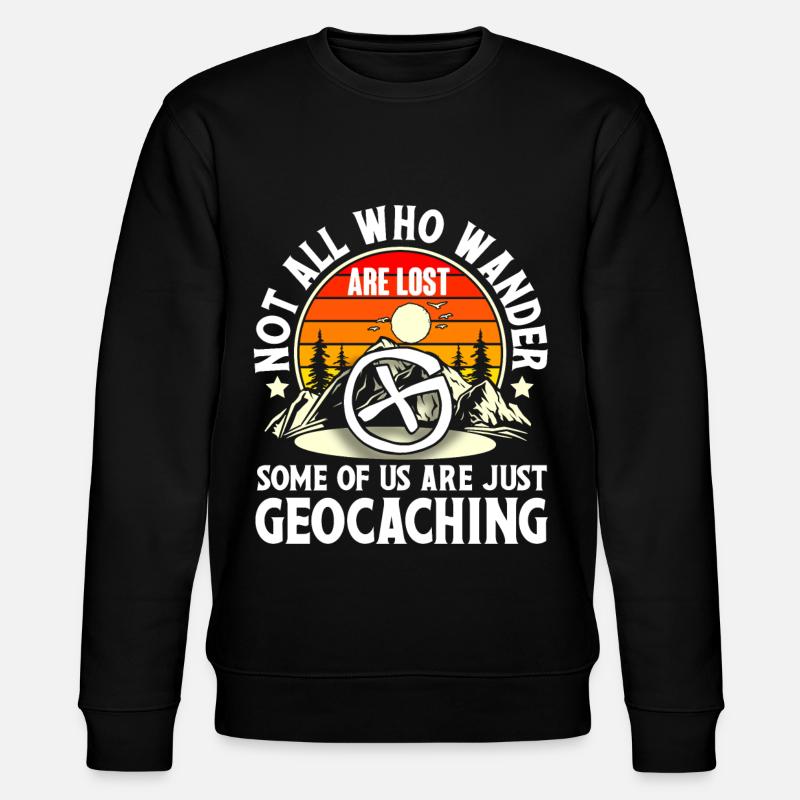 Geocache Geocaching Geocacher - Sweat bio CHANGER Stanley/Stella Unisexe - noir