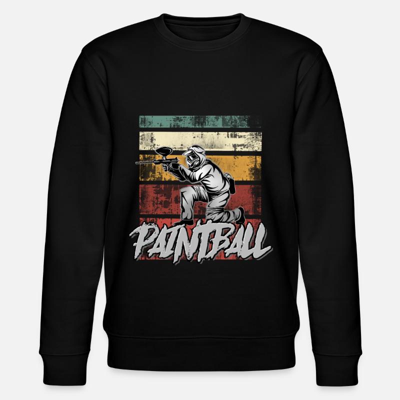 Paintball - Stanley/Stella Unisex Bio-Sweatshirt CHANGER  - Schwarz