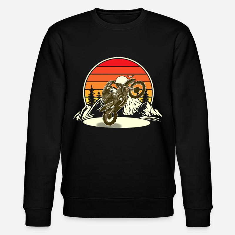 Motocross - Sweat bio CHANGER Stanley/Stella Unisexe - noir