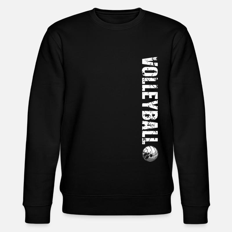 Volleyball - Stanley/Stella Unisex Bio-Sweatshirt CHANGER  - Schwarz