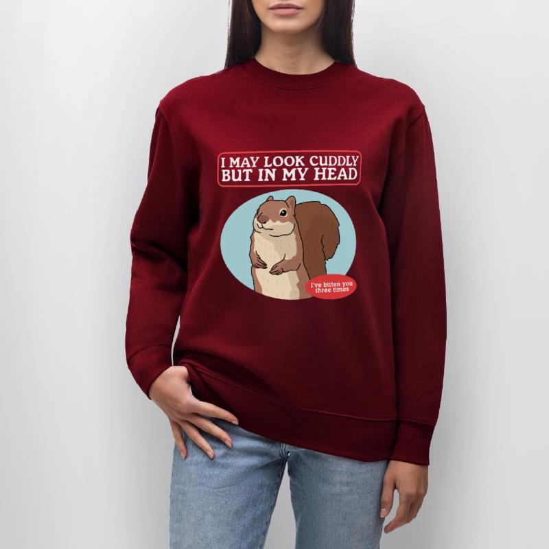 Süßes Eichhörnchen Hörnchen Grauhörnchen Geschenk Stanley/Stella Unisex Bio-Sweatshirt CHANGER 