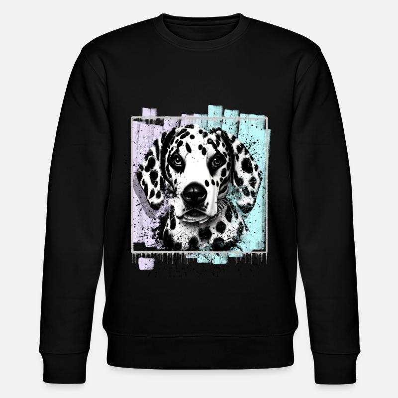 Dalmatiner - Stanley/Stella Unisex Bio-Sweatshirt CHANGER  - Schwarz