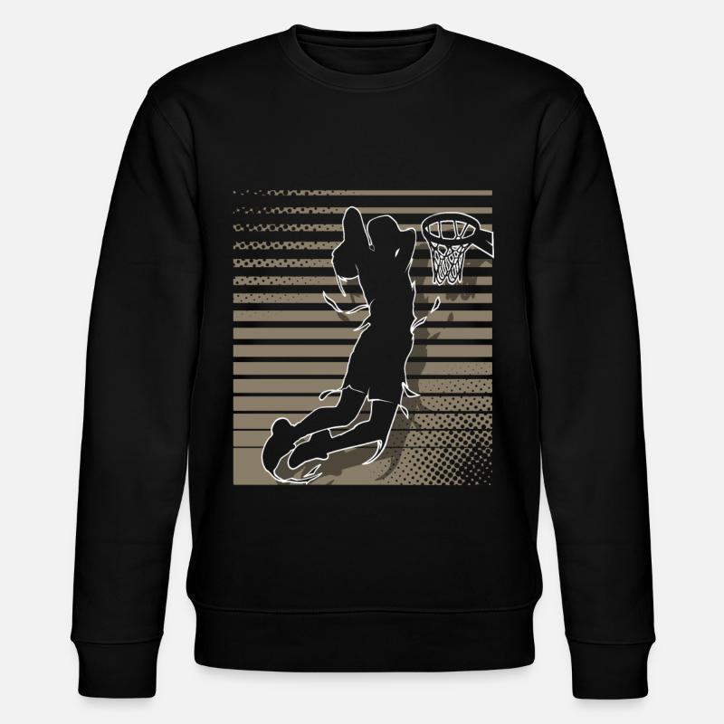 Joueurs de basket-ball - Sweat bio CHANGER Stanley/Stella Unisexe - noir
