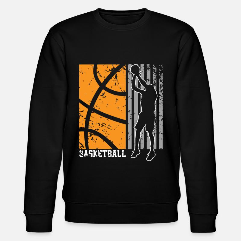 Joueurs de basket-ball - Sweat bio CHANGER Stanley/Stella Unisexe - noir