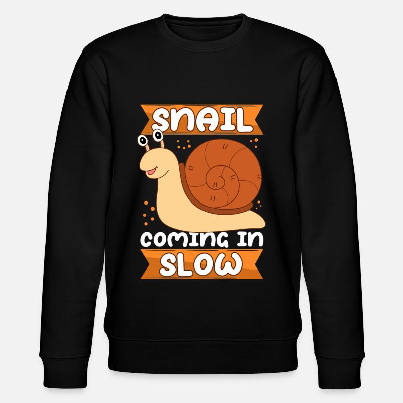 Escargot drôle d’escargots cadeau - Sweat bio CHANGER Stanley/Stella Unisexe - noir