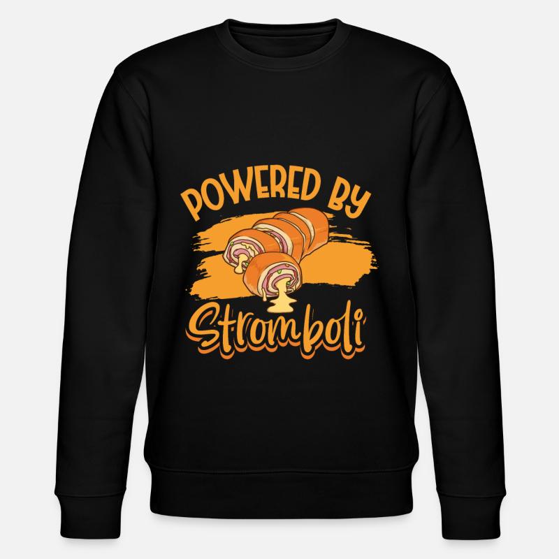 Powered by Stromboli - Stanley/Stella Unisex Bio-Sweatshirt CHANGER  - Schwarz