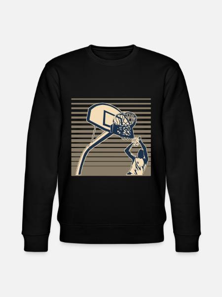 Basketball Basketball Player - Stanley/Stella CHANGER Unisex Organic Sweatshirt - black