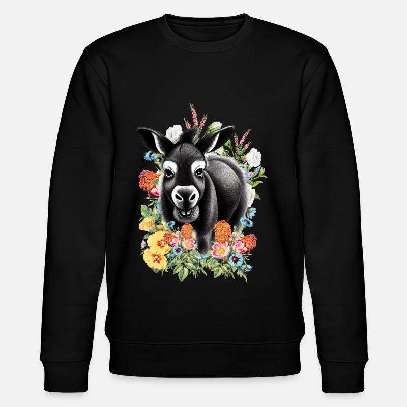 Fleurs d’âne - Sweat bio CHANGER Stanley/Stella Unisexe - noir