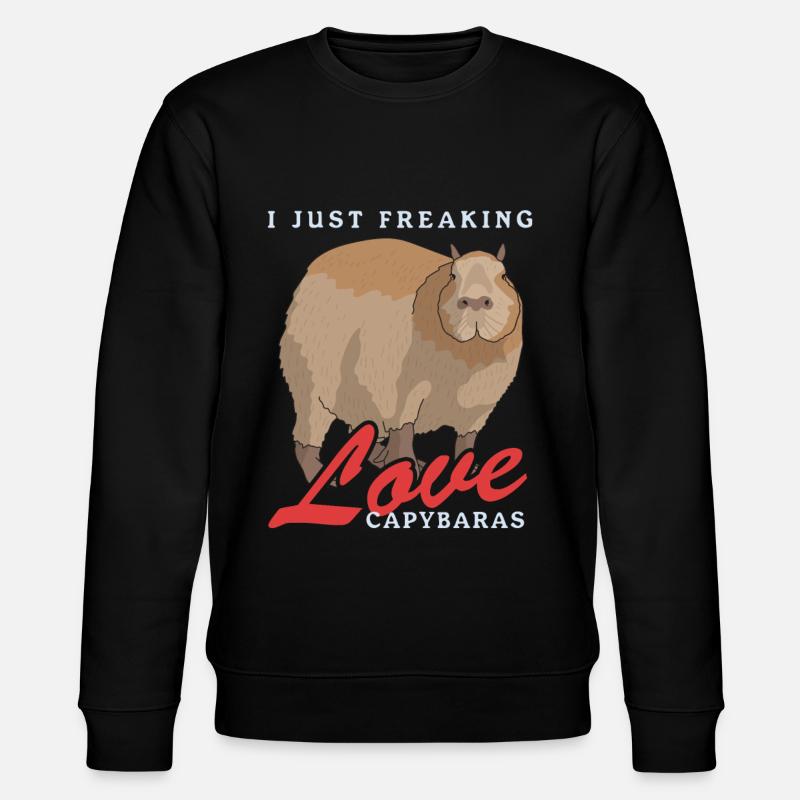 Capybara Capybaras Capybara Capybara Cadeau - Sweat bio CHANGER Stanley/Stella Unisexe - noir