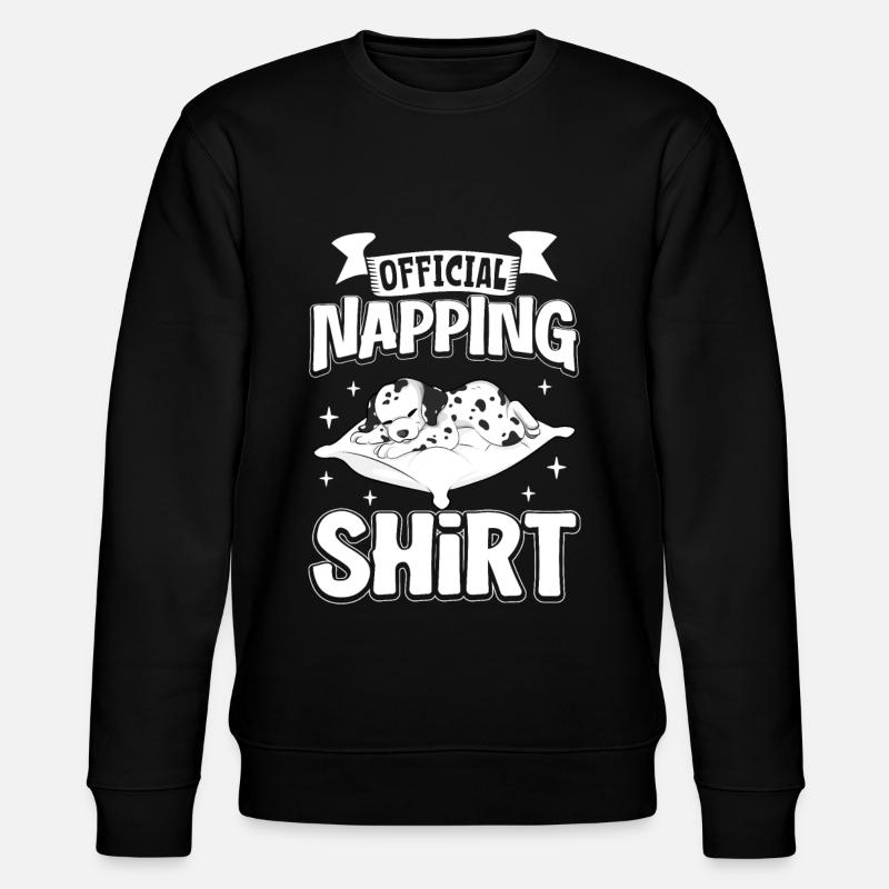 Offizielles Schlafshirt Dalmatiner - Stanley/Stella Unisex Bio-Sweatshirt CHANGER - Schwarz