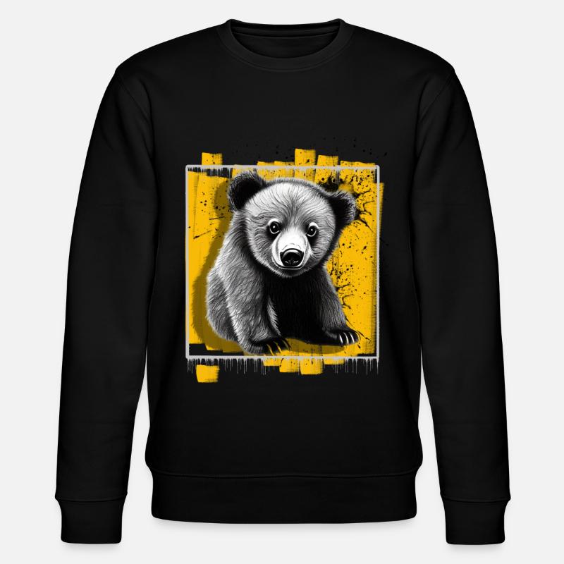 Petite Ourse - Sweat bio CHANGER Stanley/Stella Unisexe - noir