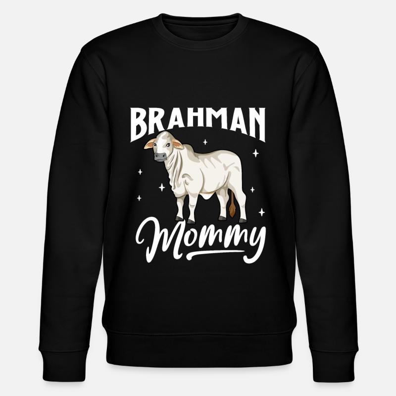 Brahman Mommy - Brahman Beef - Stanley/Stella CHANGER Unisex Organic Sweatshirt - black