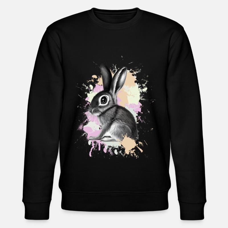 Rabbit Rabbit - Stanley/Stella CHANGER Unisex Organic Sweatshirt - black
