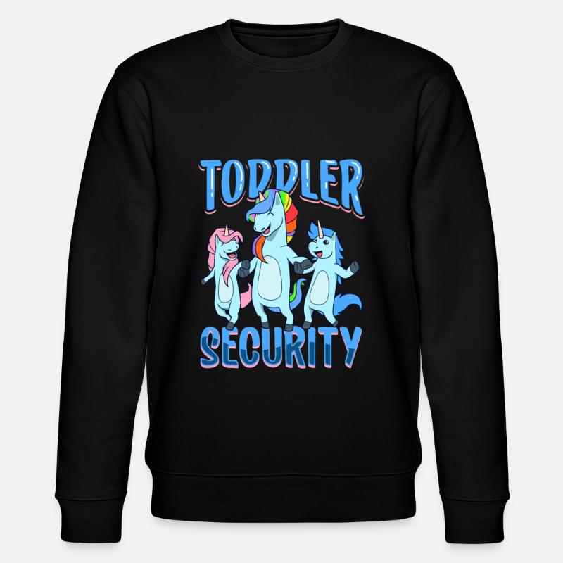 Sécurité des tout-petits - Baby-sitter - Sweat bio CHANGER Stanley/Stella Unisexe - noir