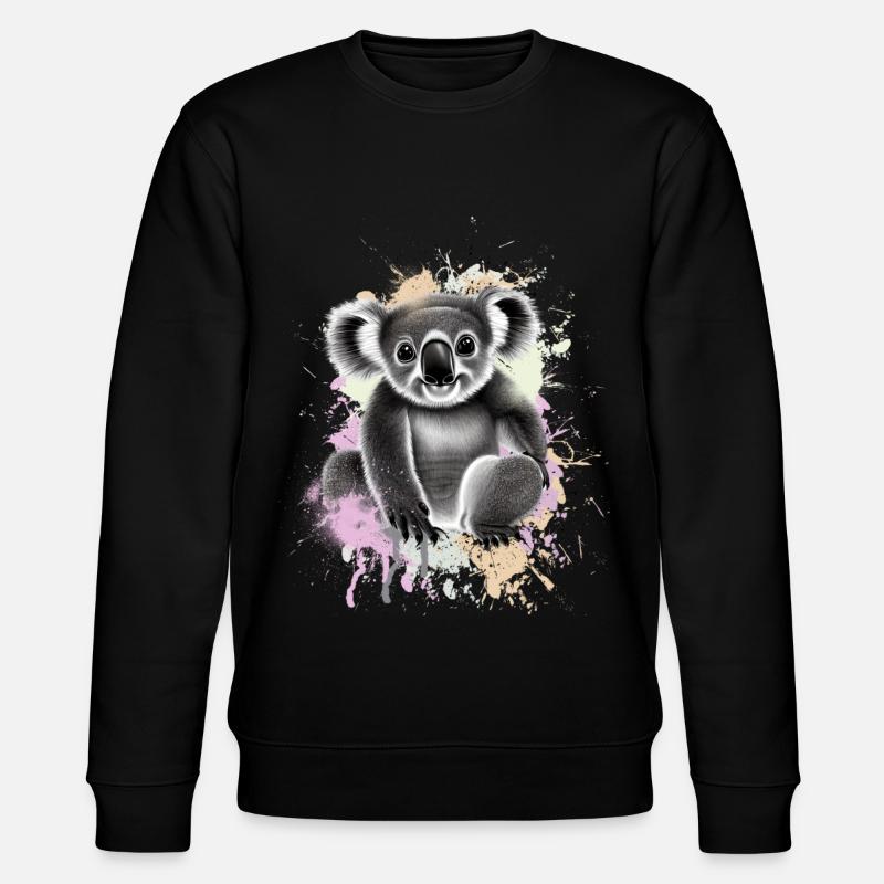 Koala - Sweat bio CHANGER Stanley/Stella Unisexe - noir