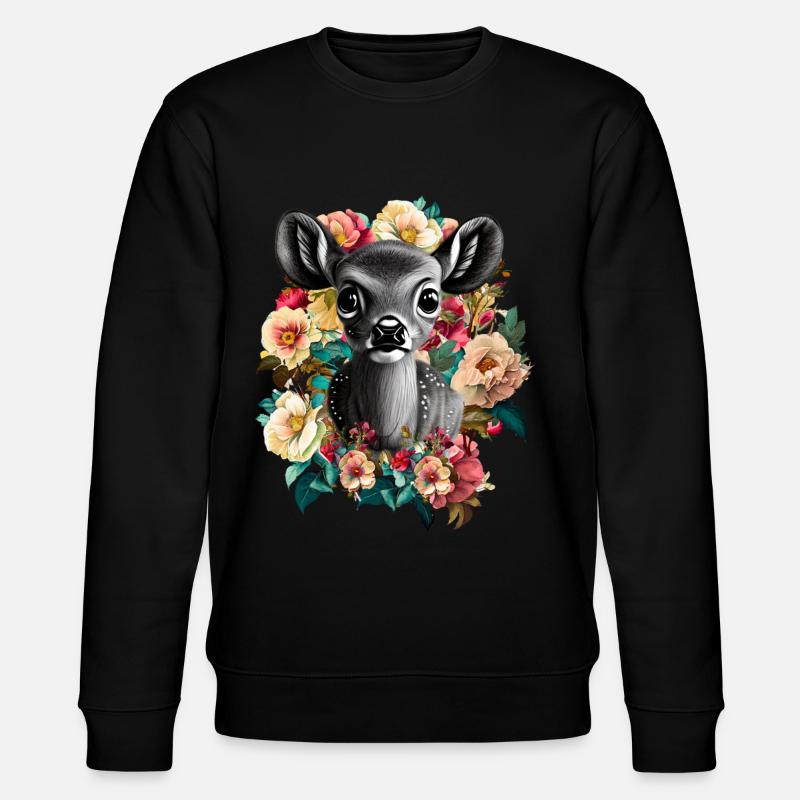 Reh - Stanley/Stella Unisex Bio-Sweatshirt CHANGER  - Schwarz