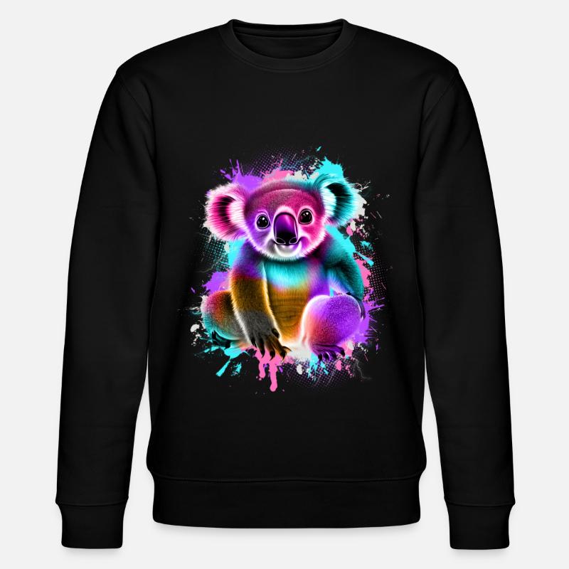 Koala - Sweat bio CHANGER Stanley/Stella Unisexe - noir