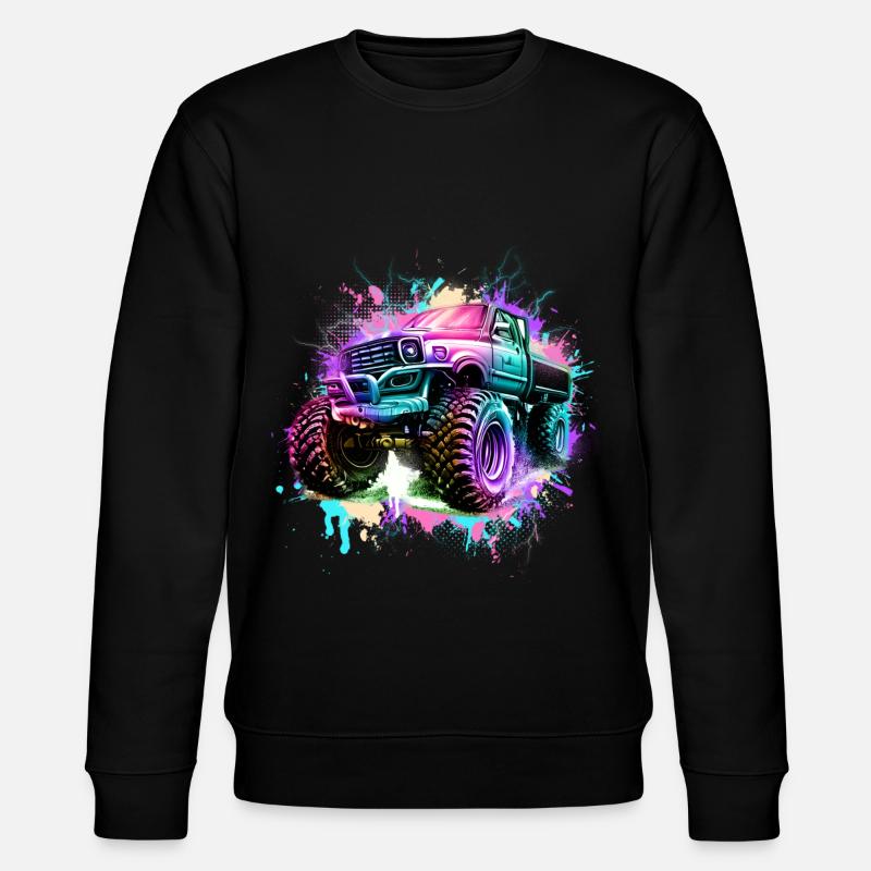 Monstertruck - Stanley/Stella Unisex Bio-Sweatshirt CHANGER  - Schwarz