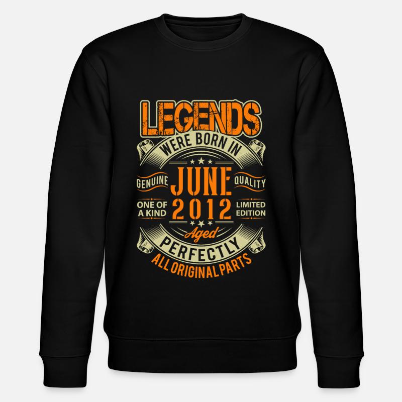 2012 Juin Anniversaire Légende - Sweat bio CHANGER Stanley/Stella Unisexe - noir