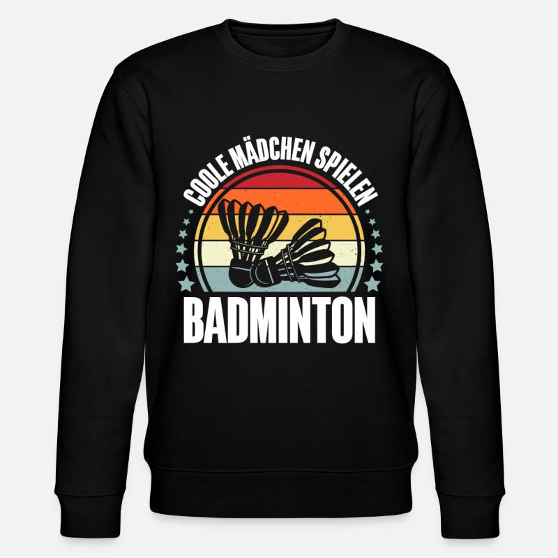 Badminton - Stanley/Stella Unisex Bio-Sweatshirt CHANGER  - Schwarz