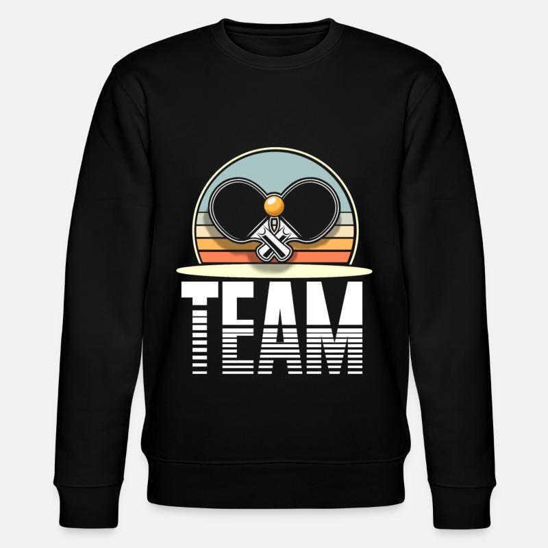 Tischtennis Team - Stanley/Stella Unisex Bio-Sweatshirt CHANGER - Schwarz