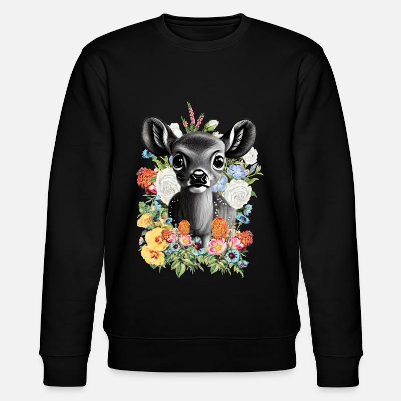 Reh - Stanley/Stella Unisex Bio-Sweatshirt CHANGER - Schwarz