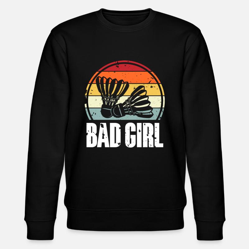 Badminton - Stanley/Stella Unisex Bio-Sweatshirt CHANGER  - Schwarz