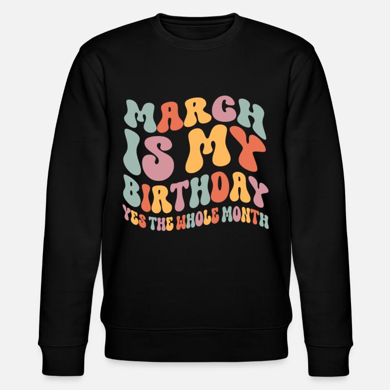 Mars Anniversaire - Sweat bio CHANGER Stanley/Stella Unisexe - noir