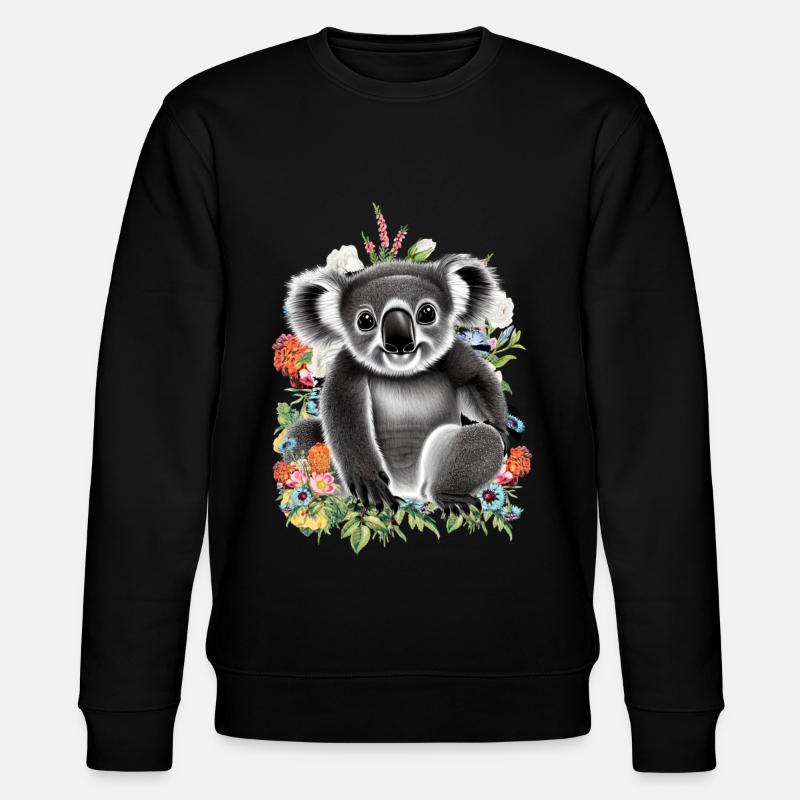 Koala - Sweat bio CHANGER Stanley/Stella Unisexe - noir