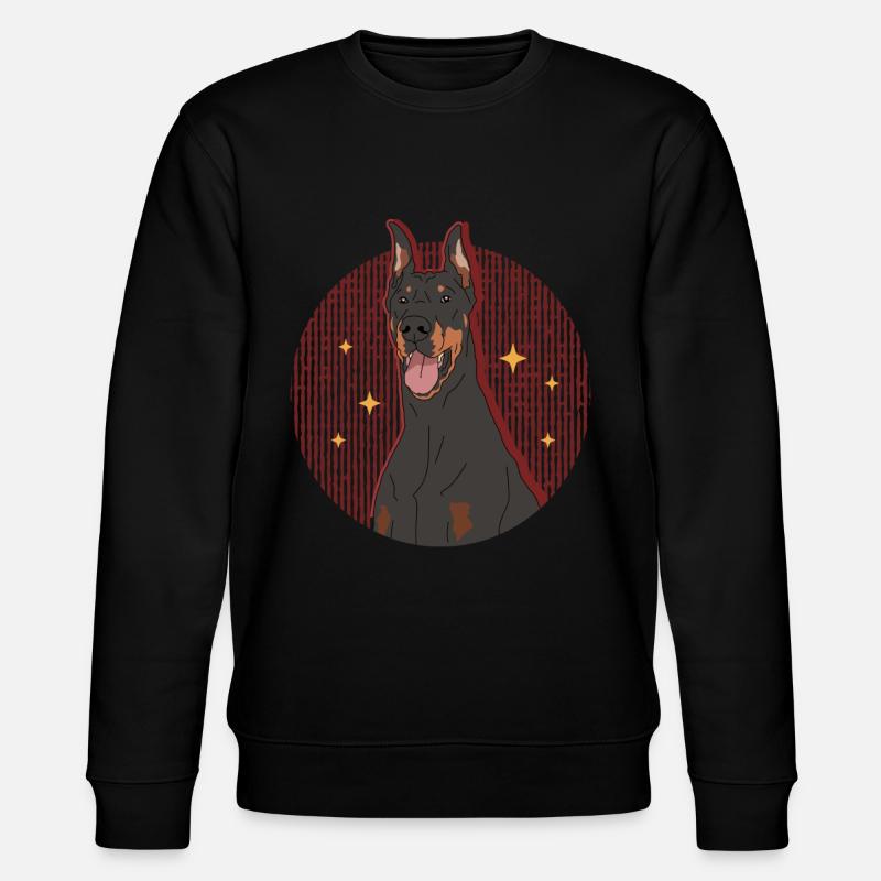 Dobermann Hundebesitzer Hunde Geschenk - Stanley/Stella Unisex Bio-Sweatshirt CHANGER  - Schwarz