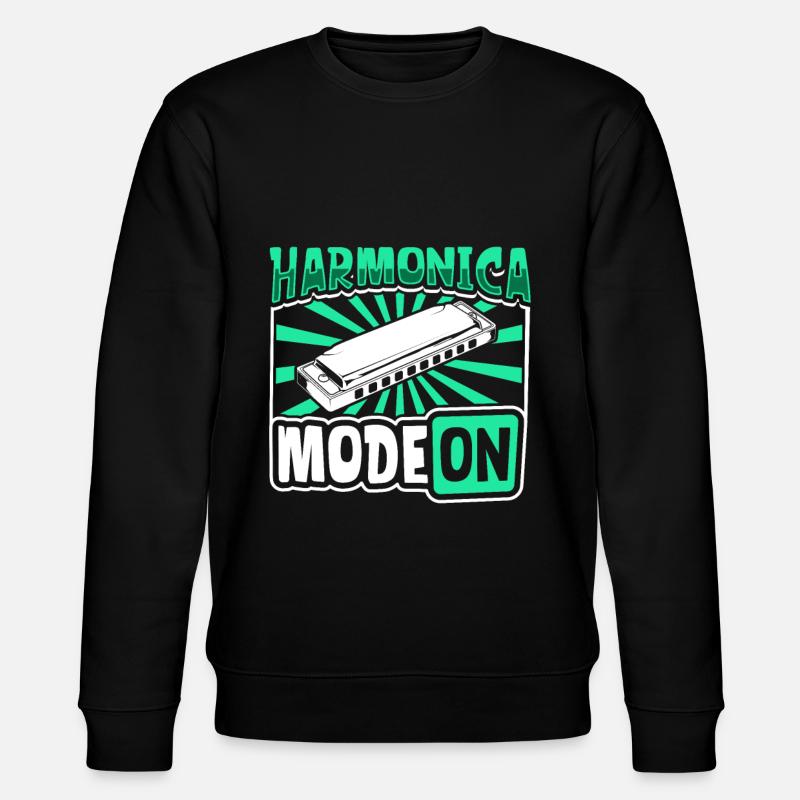 Mode Harmonica activé - Harmonica - Sweat bio CHANGER Stanley/Stella Unisexe - noir