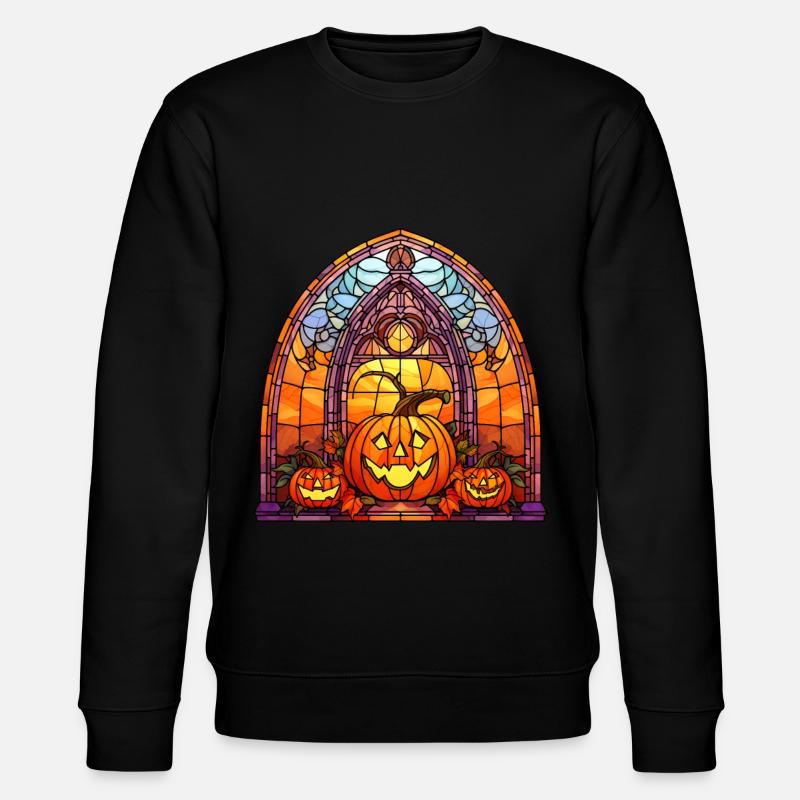 Vitrail d’Halloween - Sweat bio CHANGER Stanley/Stella Unisexe - noir