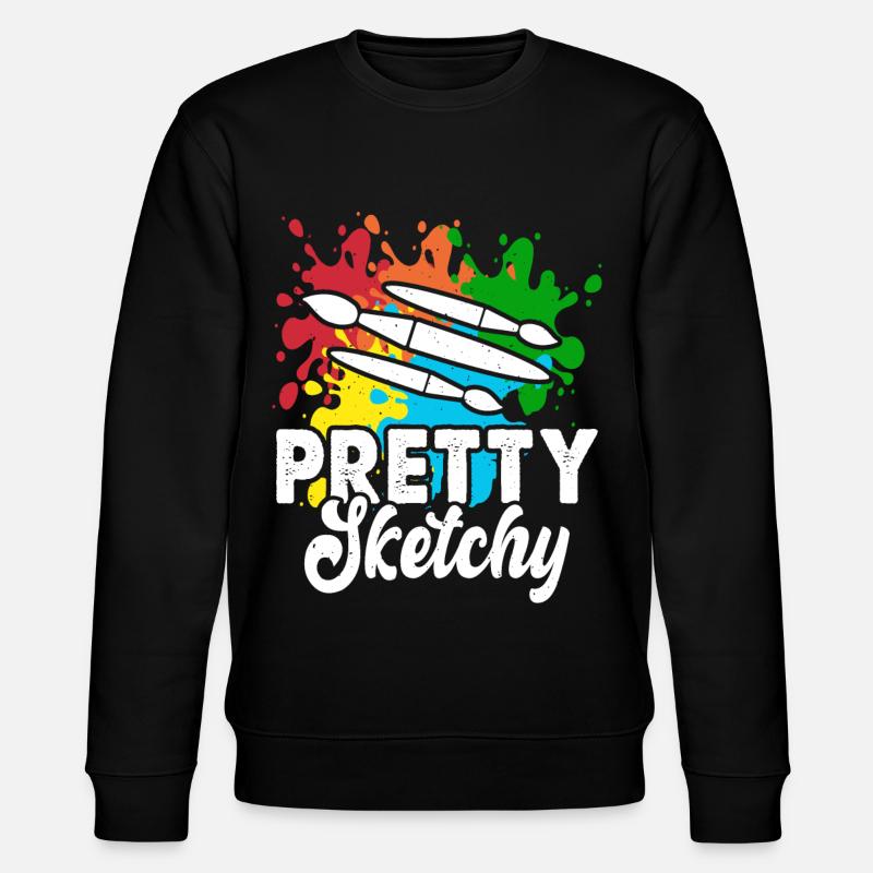 Künstler - Stanley/Stella Unisex Bio-Sweatshirt CHANGER  - Schwarz