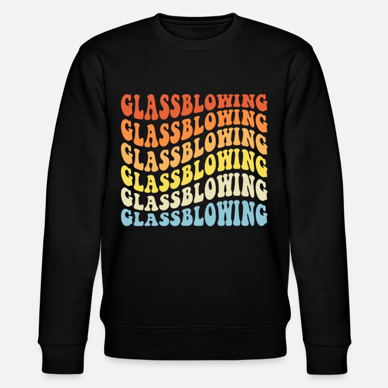 Glasbläser - Stanley/Stella Unisex Bio-Sweatshirt CHANGER  - Schwarz