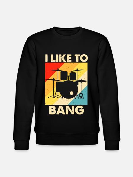 Drums Drummer Drummer - Stanley/Stella CHANGER Unisex Organic Sweatshirt - black