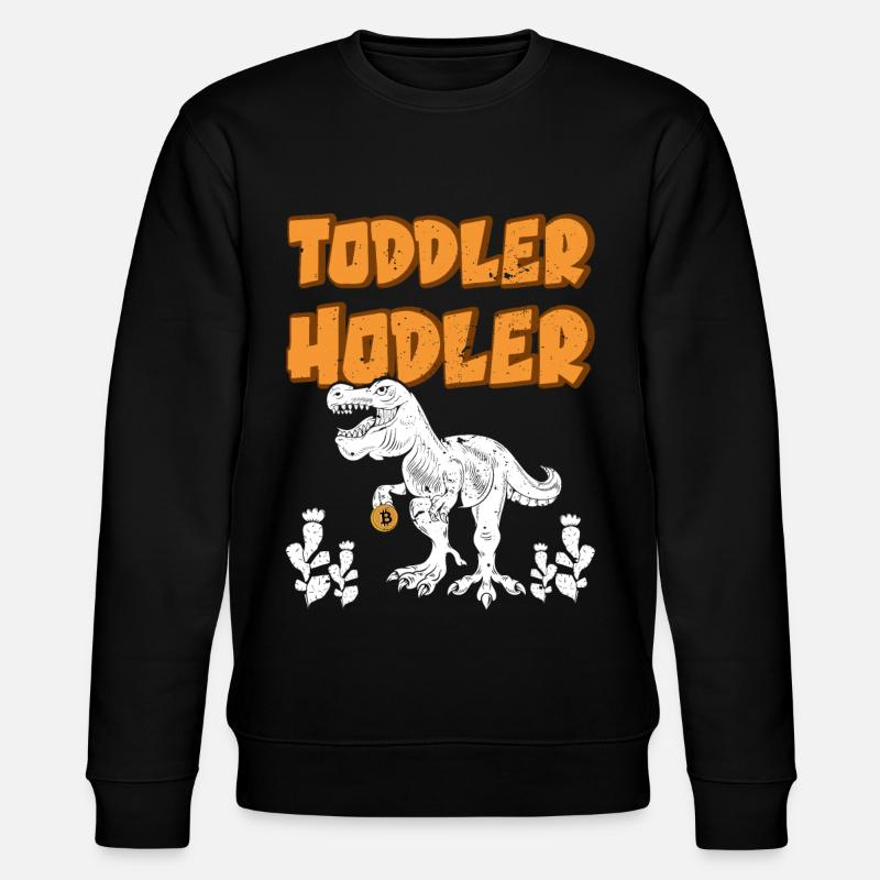 Krypto Kryptowährung - Stanley/Stella Unisex Bio-Sweatshirt CHANGER  - Schwarz
