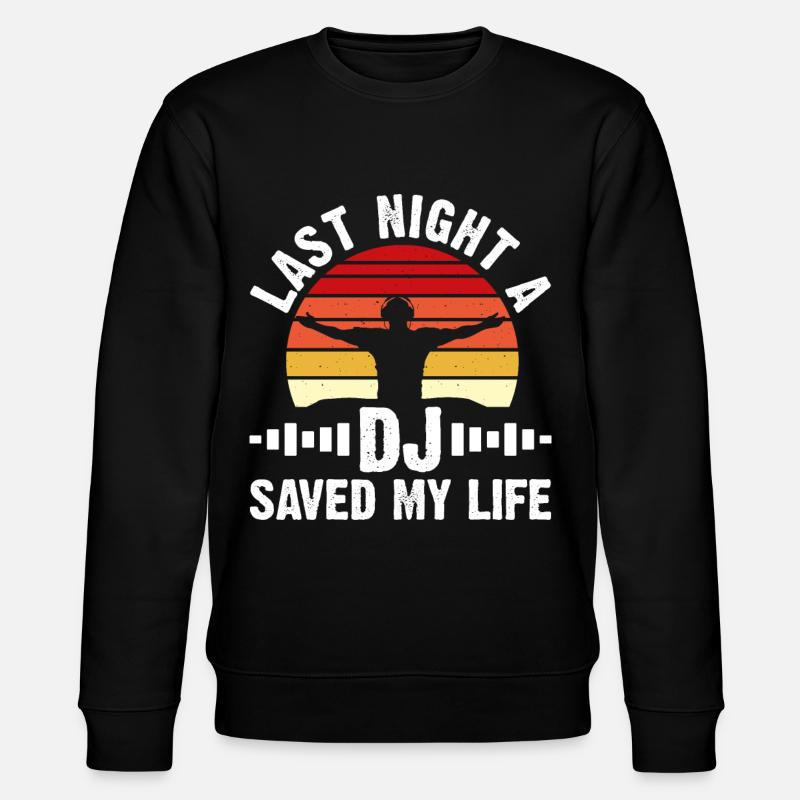 Dj - Stanley/Stella Unisex Bio-Sweatshirt CHANGER  - Schwarz