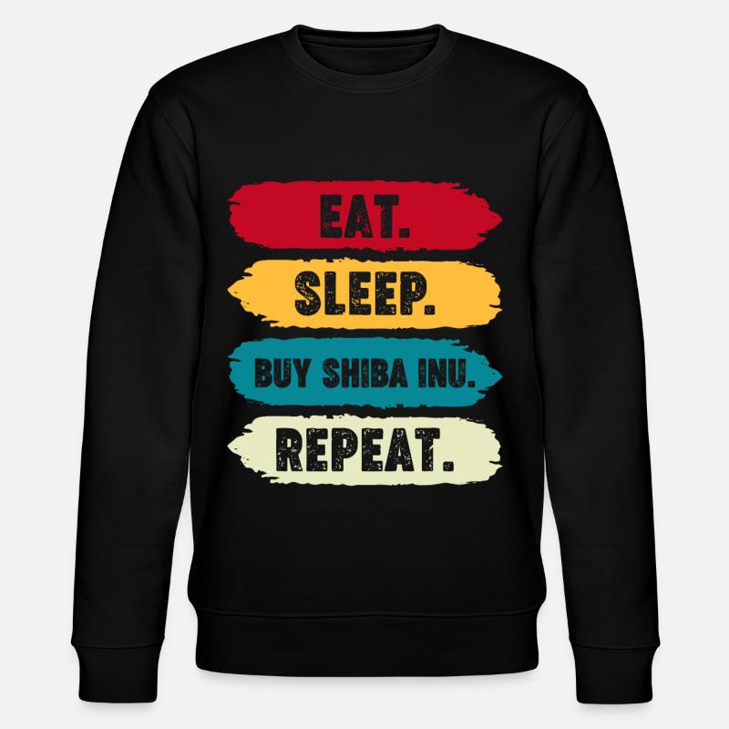 Krypto Kryptowährung - Stanley/Stella Unisex Bio-Sweatshirt CHANGER  - Schwarz